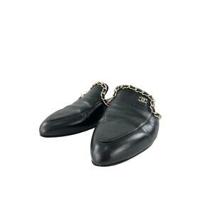 Chanel Chain Mule Pumps